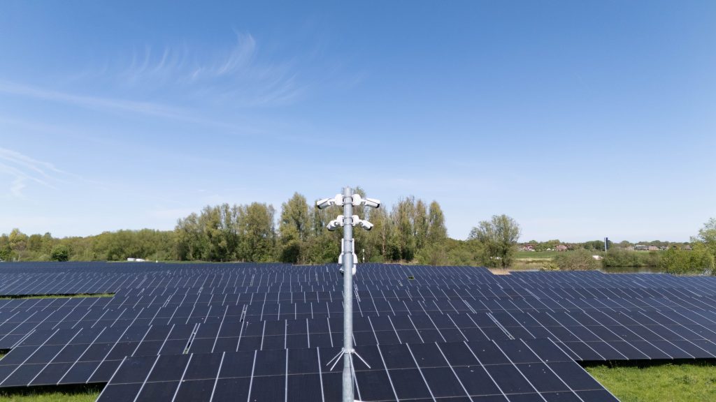 Vorläufige Sicherheit von Solarparks