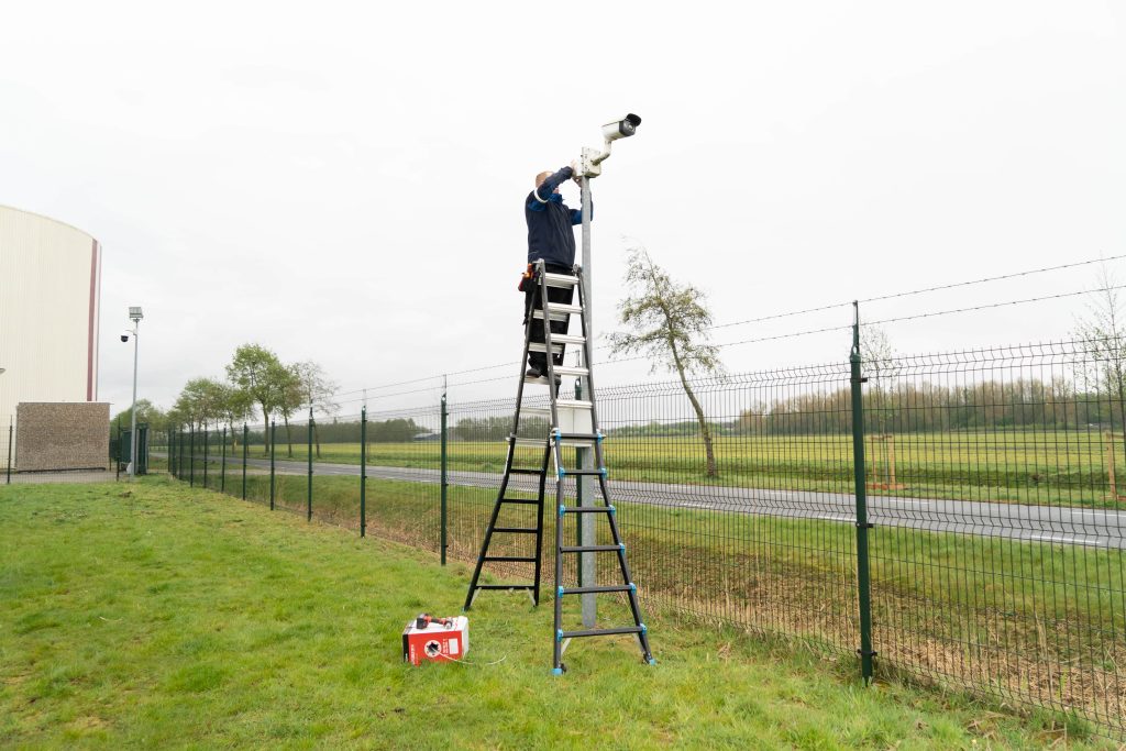 Windmolenpark beveiligen
