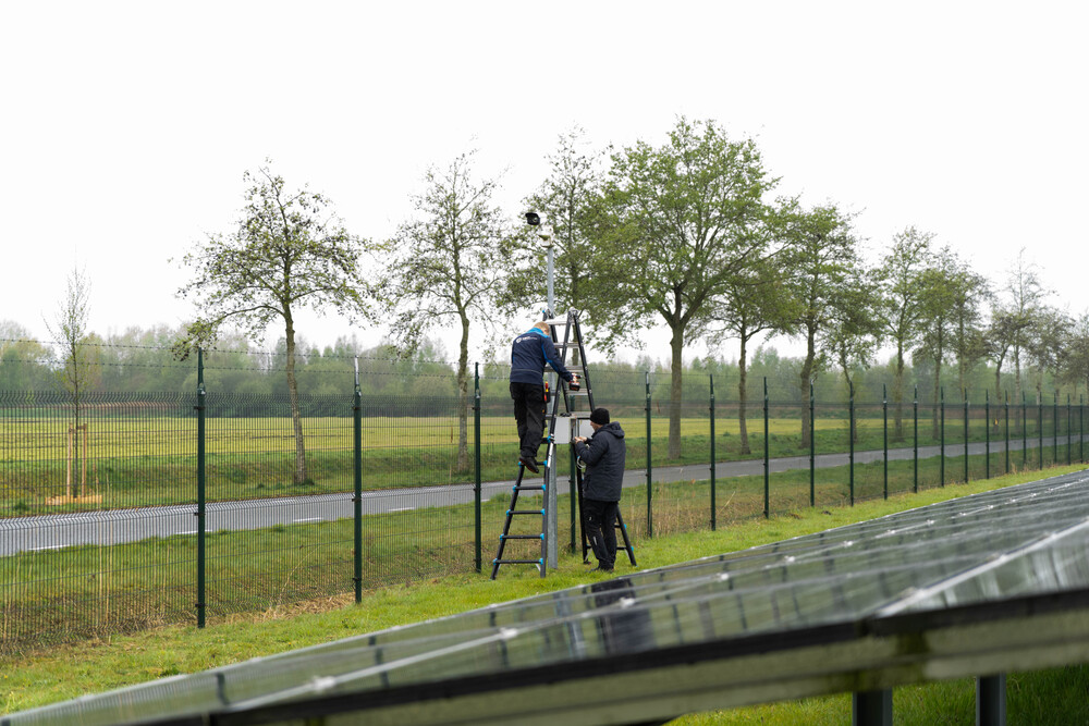 Umzäunung Sicherheit Solarpark