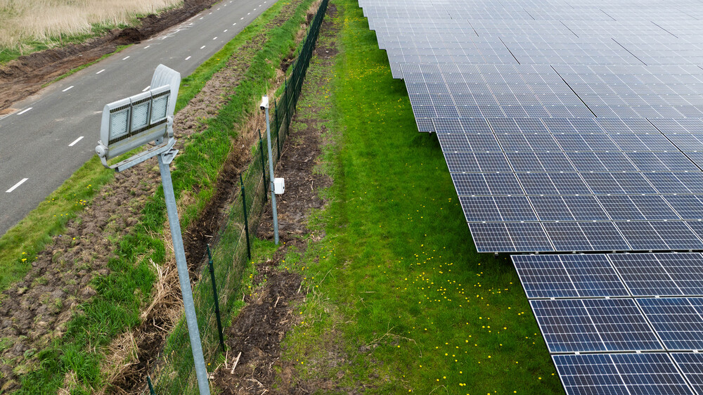 Physische Sicherheit Solarpark
