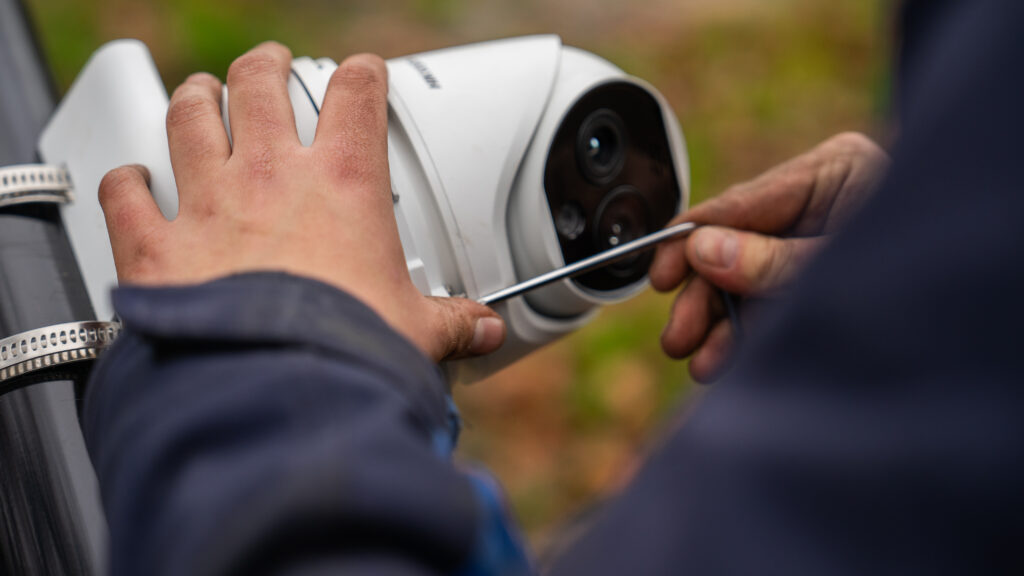 windmolenpark beveiliging camera