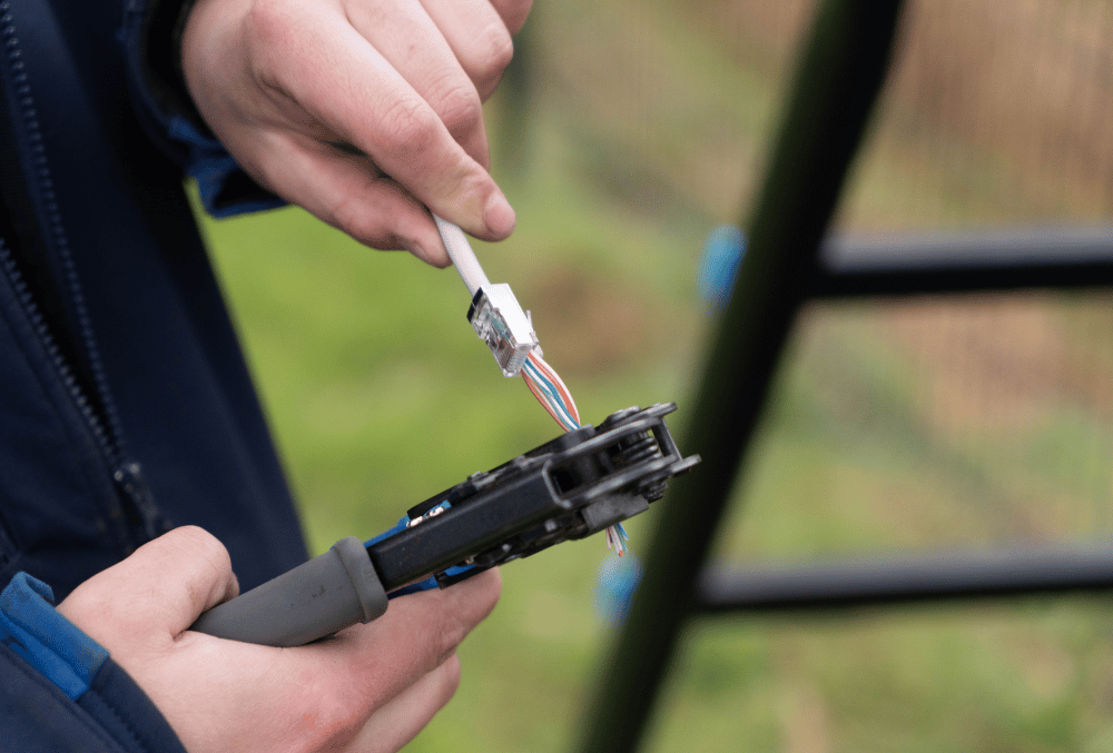 Hekwerkdetectie met kabelgebaseerd detectiesysteem