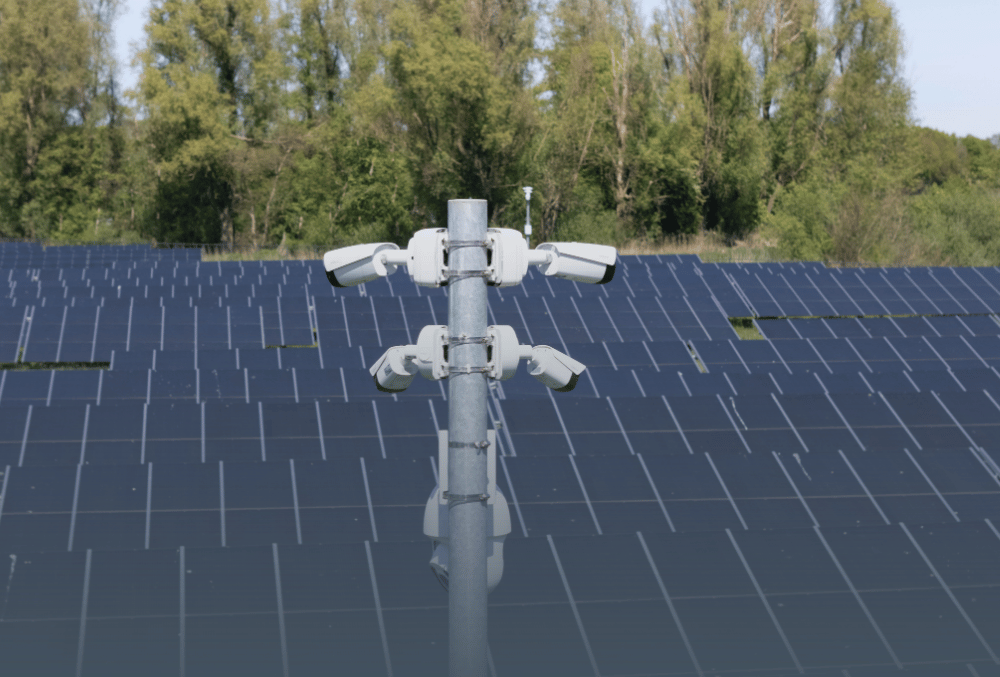 camerabewaking bij de beveiliging van zonneparken